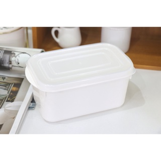 Food Box กล่องใส่อาหารพลาสติก JP Quality 700ml 9x16x8 cm สีขาว 1542