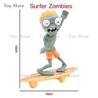 พืชปะทะซอมบี้ Surfer Zombie ซอมบี้เซิร์ฟบอร์ด โมเดลของเล่น ของสะสมจากเกมส์ plants vs Zombies เกมส์ยิงผี Zombietoys โมเดล