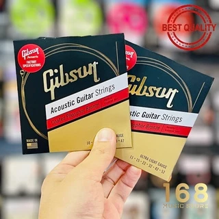 ครบชุด 🌈 Gibson สายเคลือบ Coated สายกีต้าร์โปร่ง และ สายกีต้าร์โปร่งไฟฟ้า เบอร์ 10 และ เบอร์ 11