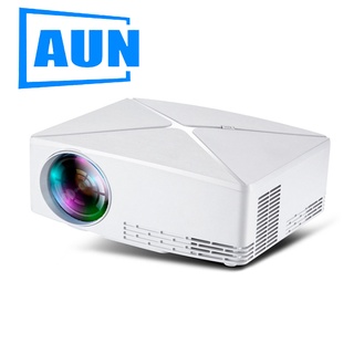 AUN Projector C80 โปรเจคเตอร์ mini กลับบ้าน projector นำมินิ projector มินิแบบเคลื่อนย้ายได้ projector 720p