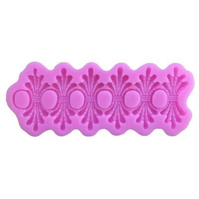 เสื่อซิลิโคนประทับใจของ Karen Sugar Lace Border