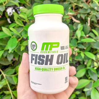 น้ำมันปลา Essentials Fish Oil 1000 mg 90 Softgels (MusclePharm®) ช่วยบำรุงหัวใจ