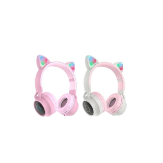 Hoco W27 หูฟังครอบหฺูบลูทูธ พร้อมไมโครโฟน Bluetooth V.5.0 และ W5 หูฟังครอบหู DIGITAL STREREO HEADPHONE เสียงใส