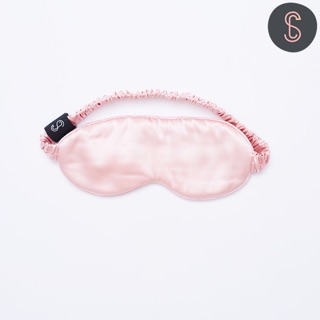 SilkCha Sleep Mask - สี Pink 💓  (mulberry silk)