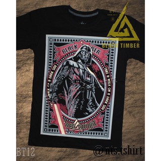 BT 12 Darth Vader Star Wars เสื้อยืด สีดำ BT Black Timber T-Shirt ผ้าคอตตอน สกรีนลายแน่น S M L XL XXL