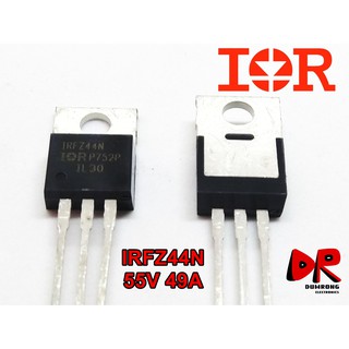 (4 ชิ้น) มอสเฟท (MOSFET) IRFZ44NPBF IRFZ44N IRFZ44 (55V 49A) TO-220 International Rectifier