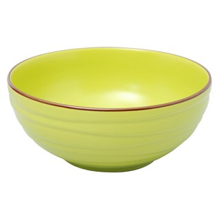 ราคาพิเศษ!! ชามแป้งขนาด 7 นิ้ว ลายเกลียวคลื่น สีเขียว Flour Mixing Bowl with Wave Print 7 Inches Color Green