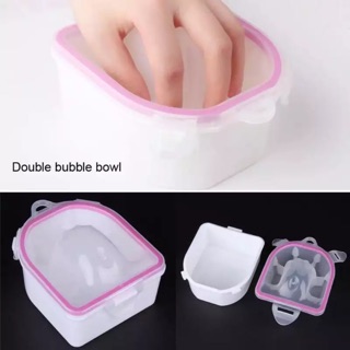 ถ้วยแช่สปามือมีฝา Nail Spa Bowl รุ่นอย่างดี แข็งแรง