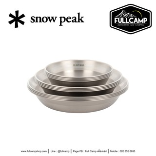 Snow Peak Tableware Set L Family ชุดจานชามสแตนเลส สำหรับแคมป์ปิ้ง จำนวน 16 ชิ้น