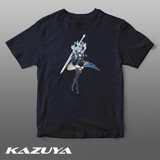 เสื้อยืดผู้ Kazuya TM-0184 GENSHIN IMPACT เสื้อยืด - EULA - Game S-5XL