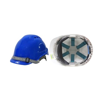 หมวกนิรภัยพลาสติก ABS มาตรฐานมอก. PANGOLIN สีนํ้าเงิน PANGOLIN SAFETY HELMET BLUE