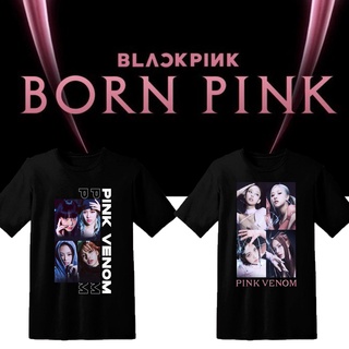 ราคาถูก【2022New】เสื้อยืด พิมพ์ลาย Blackpink PINK VENOM BORN PINK เสื้อยืด Comeback S-5XL S-5XL