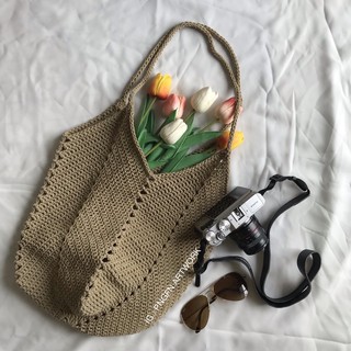 granny tote bag กระเป๋าสะพายข้าง crochet