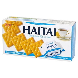 ✨ขายดี✨ ไฮไท แครกเกอร์รสดั้งเดิม 6 ชิ้น x 7 ห่อ Haitai Original Cracker 6pcs x 7 Packs