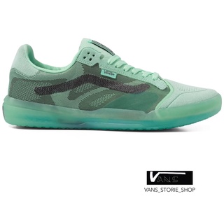 VANS TRANSLUCENT EVDNT ULTIMATEWAFFLE  GREEN ASH FOREST NIGHT SNEAKERS สินค้ามีประกันแท้