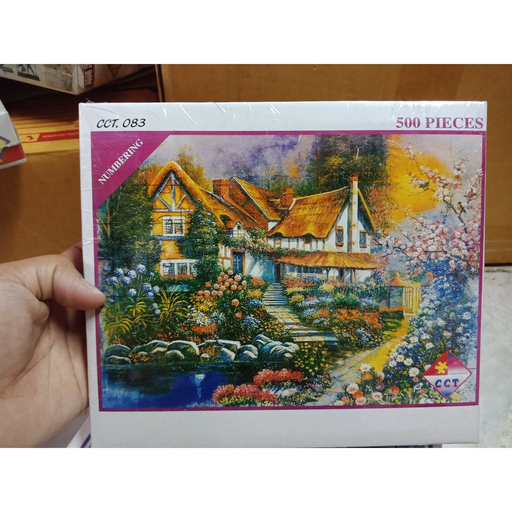 จิ๊กซอว์ 500ชิ้น Jigsaw ขายดี ธรรมชาติ ภาพวาด จินตนการ ขนาด 53*38cm ของเล่น เสริมทักษะการเรียนรู้ อัปเดต