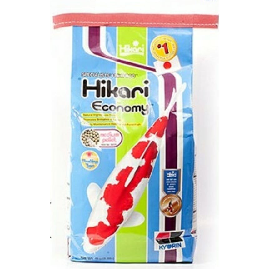 อาหารปลาคาร์ฟ Hikari Hikari Economy - Medium Pellet น้ำหนัก 4 กิโลกรัม