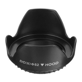 ฮูดกลีบบัว ขนาด 52 มม. Flower Lens Hood 52mm ใช้ได้ทุกรุ่นมีเกลียวต่อตรงกับ FILTER 52 mm