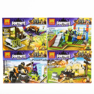 ProudNada Toys ของเล่นเด็กชุดตัวต่อเลโก้ LELE 36062 PUBG FORTNITE BATTLE 36062