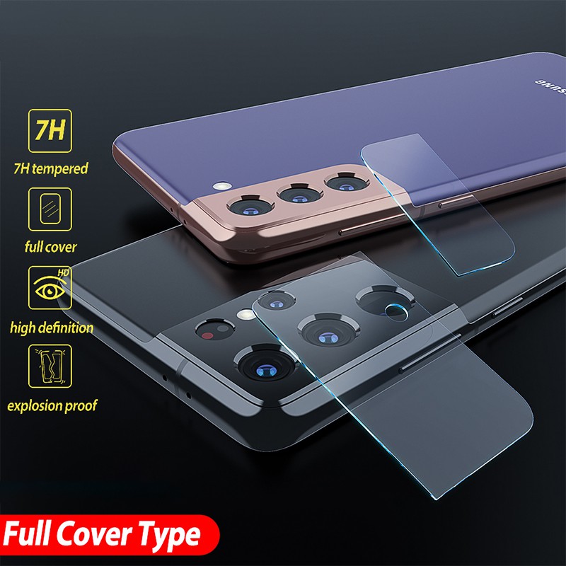 ฟิล์มกระจกเลนส์กล้องสำหรับ Samsung Galaxy S24 S23 S22 S21 S20 Plus Ultra Fe S10 5G S10e Lite 5G