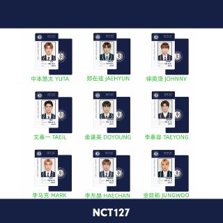 การ์ดรูป ลาย NCT127 DOYOUNG JUNGWOO HAECHAN TAEYONG ภาพชัด HD สำหรับการเก็บสะสม