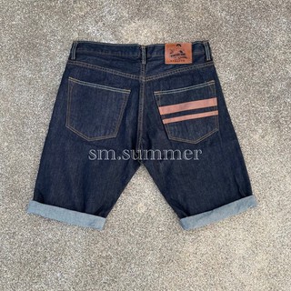 Momotaro jeans กางเกงยีนส์โมโม่ทาโร่ ขาสั้น ริมแดง ผ้ายืด