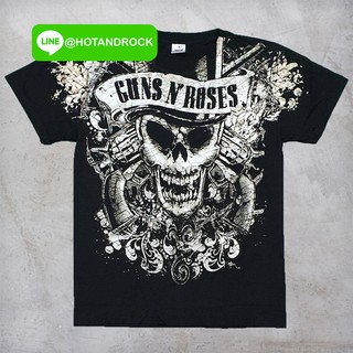 เสื้อยืดเนื้อ Cotton 💯 สัมผัสนุ่ม เบาสบาย GUNS N ROSES