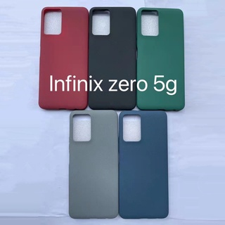 เคสโทรศัพท์มือถือแบบนิ่ม ผิวด้าน บางมาก สีพื้น เรียบง่าย สําหรับ Infinix Zero 5G