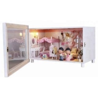 [พร้อมส่ง] บ้านตุ๊กตาdiy Pink Dream Room