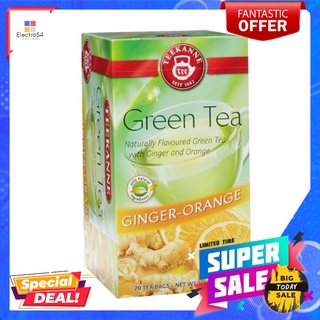 ทีเคนเน่ ชาเขียว กลิ่นขิงและส้ม 35ก.TEEKANNE GINGER-ORANGE GREEN TEA 35G