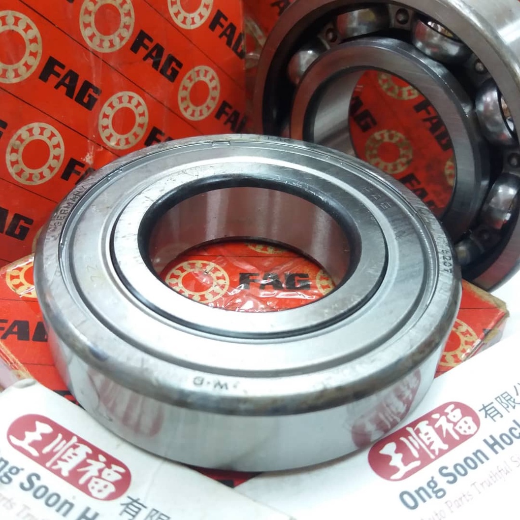 6207 ZR 6207 ZRN 6207 2ZR FAG 6207 Z SKF แบริ่งกล่องเกียร์ Proton Saga Wira ด้านเดียวซีลโลหะ 6207 ซม