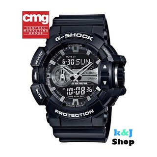 Casio G-Shock นาฬิกาข้อมือผู้ชาย รุ่น GA-400GB-1ADR (สีดำ​/​เงิน)