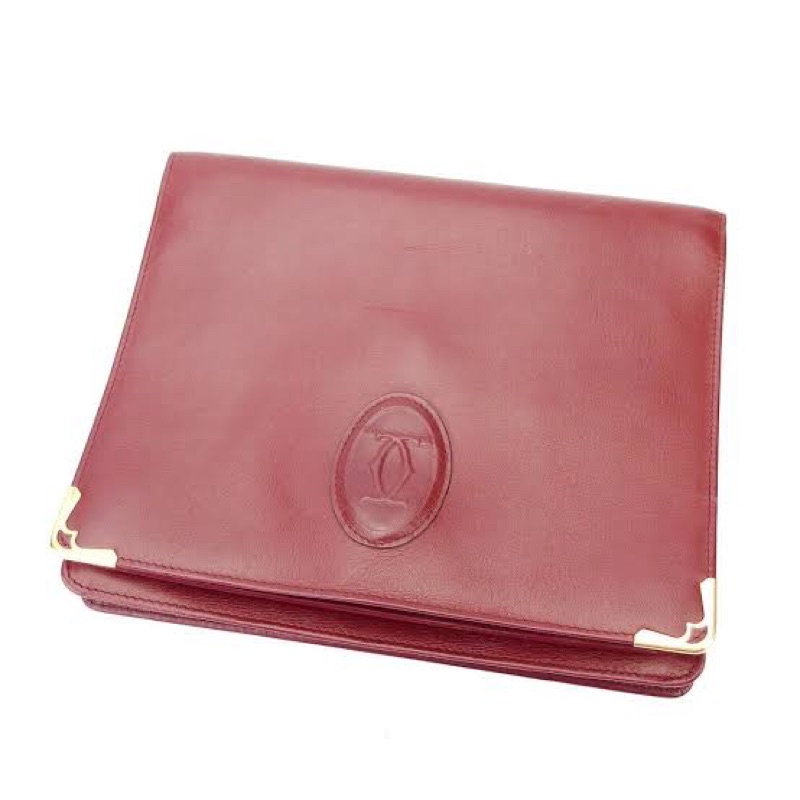Cartier Clutch หนังแท้ 💯 ใบใหญ่มาก ผ่อนได้