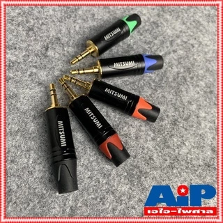 1ตัว มี5สี MITSUMI TRS14-EX ปลั๊ก TR-ST ขั้วทอง ปลั๊กไมค์สเตอริโอ 3.5 mm มินิแจ็ค 3.5 สเตอร์ ปลั๊กโฟนสเตอริโอ 3.5 มม.
