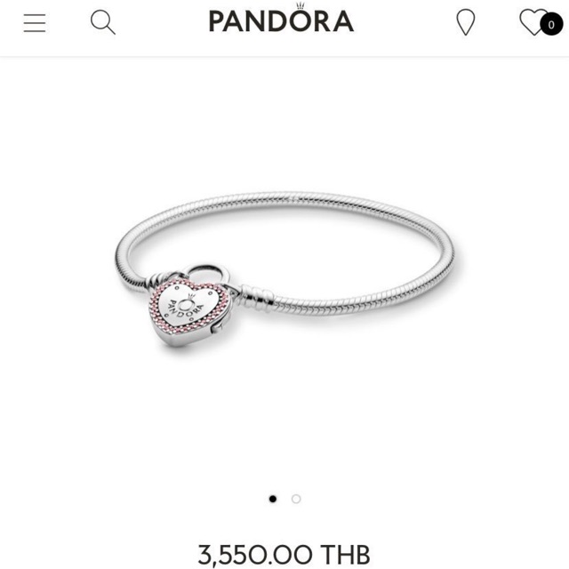 [พร้อมส่ง/ใหม่] สร้อยข้อมือ pandora แท้ จาก shop