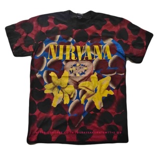 เสื้อวง Nirvana เสื้อยืด Nirvana overprint