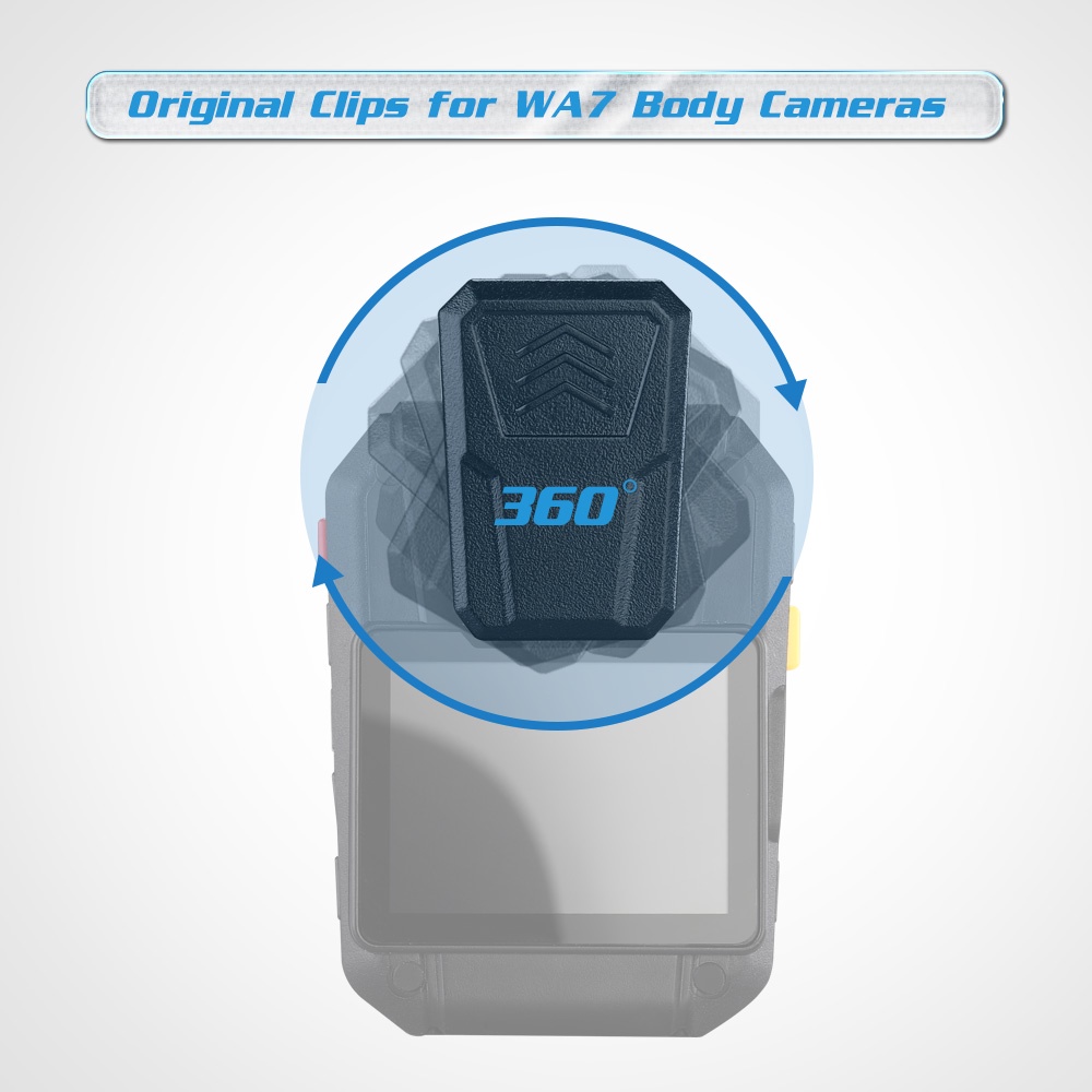BOBLOV Small Clips Body Camera Clips for WA7-D Body Camera
