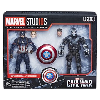 Marvel Legends Cinematic Universe 10th Anniversary Captain America and Crossbones 6-Inch Action Figure