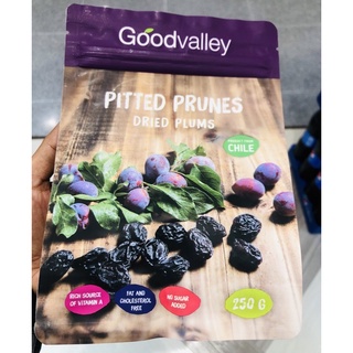 Organic Product Goodvalley ลูกพรุน ไร้เมล็ด เกรดพรีเมี่ยม นำเข้าจากชิลิ Pitted Prunes Dried Plums from Chile