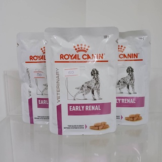 exp.24-01-2025 Royal Canin Dog Early Renal ซอง 85 G. อาหารเปียก สำหรับสุนัขที่เป็นโรคไตระยะเริ่มต้น หรือสุนัขสูงอายุ