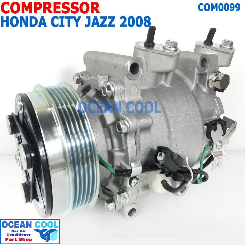 คอมเพลสเซอร์ ฮอนด้า ซิตี้ แจ๊ส 2006 - 2009 COM0099 Compressor For HONDA CITY 2006 - 2009 JAZZ 1.5 2006 คอมแอร์ คอม
