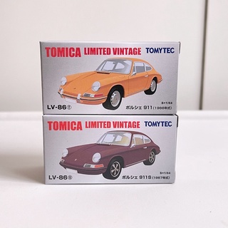 Tomica Limited Vintage Tomytec Porsche 911 LV-86f LV-86g โทมิก้า รถเหล็ก ล้อยาง ของแท้