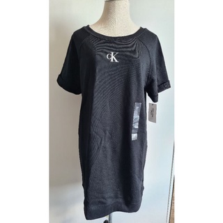 ชุดเดรส CK สีดำ Size S  (แบรนด์แท้100%)