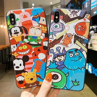 เคสโทรศัพท์ Tpu แบบนิ่มลายมอนสเตอร์สีแดงสีฟ้าสําหรับ Samsung Galaxy A31 A51 A71 A32 A52 A72 A10 A20 A30 A50 A50S A30S A70 A21S A22 A42 5G 4G A7 2018 M51 A12 M12