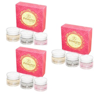 Princess Skin Care แพ็คเกจใหม่ ครีมหน้าขาว ครีมหน้าเงา ครีมหน้าเด็ก(3 ชุด)