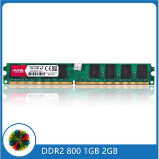 Hrapol แรม Ddr2 2Gb 1Gb Pc2-6400U 800Mhz สําหรับคอมพิวเตอร์ตั้งโต๊ะ Dimm 1G 2G Ddr 2 800 Mhz Ram Pc2 6400 เมมโมเรีย