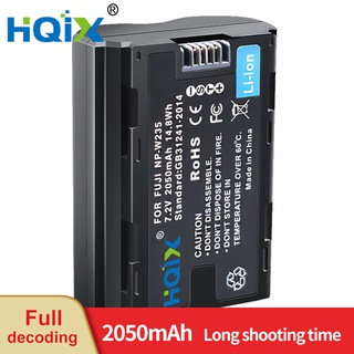 HQIX for Fujifilm X-H2S X-T4/XT4 GFX50S II GFX100S Camera NP-W235 Charger Battery