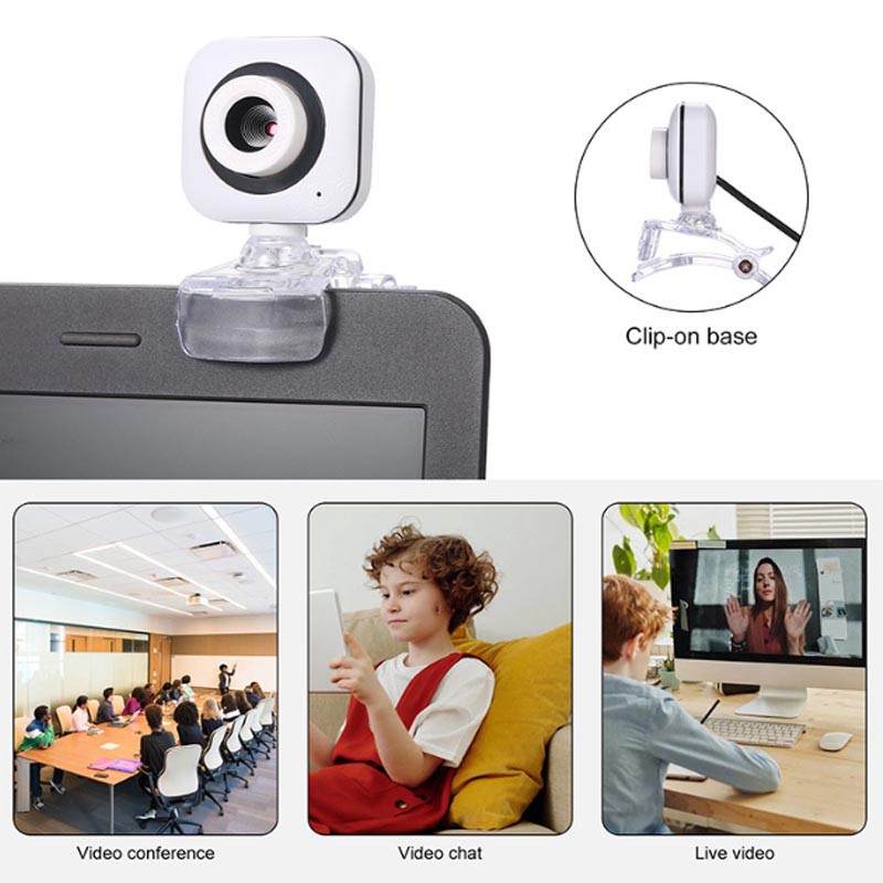 Ready Stock50.0 Mega Pixel 2.0 USB HD Camera Webcam Clip Web Cam With ...