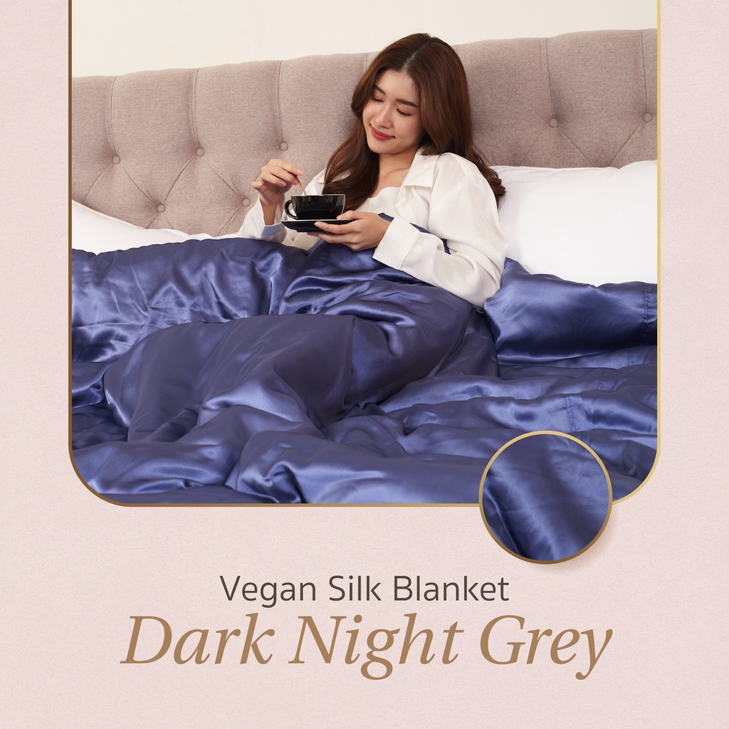 KOMFY ผ้านวมดุจใยไหม พรีเมี่ยม Vegan Silk Blanket