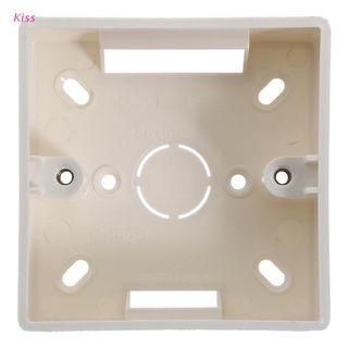 kiss 86X86 PVC Junction Box Wall Mount Cassette For Switch Socket Base